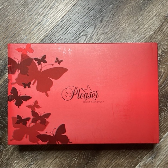 NEW Pleaser Adore-1021 Lace-Up Front Ankle Boots Pole Dance New in Box - Picture 5 of 10